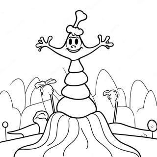 Whoville färgläggningssida | Whoville målarbild