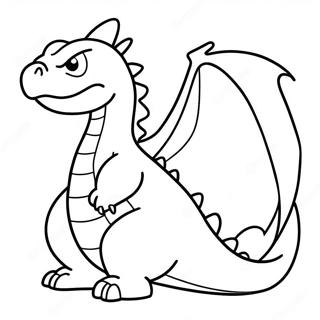 Gigantamax Charizard färgläggningssida | Gigantamax Charizard målarbild
