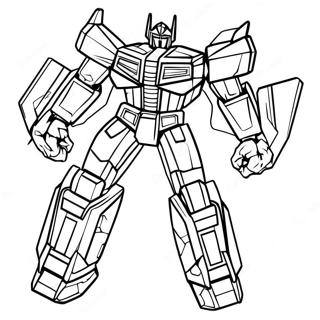 Transformers Mörkret av Månen Logotyp Färgläggningssida | Transformers Mörkret av Månen målarbild