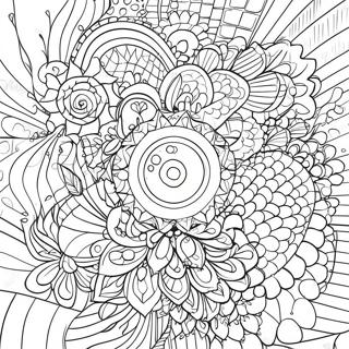 Spirograph Färgläggningssida | Spirograph målarbild