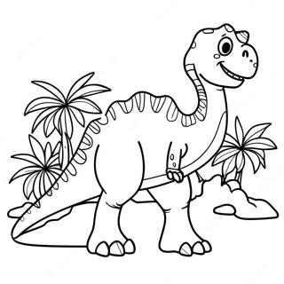 Jumbo Dinosaurie Målarbild | Jumbo målarbild