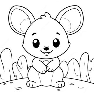 Pikwik Pack färgläggningssida | Pikwik Pack målarbild