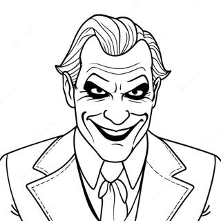 Joker Batman färgläggningssida | Joker Batman målarbild