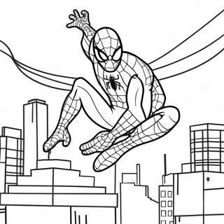 Hemkomst Spiderman Målarbild | Hemkomst Spiderman målarbild