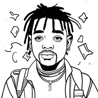 Lil Uzi Vert Målarbild | Lil Uzi Vert målarbild