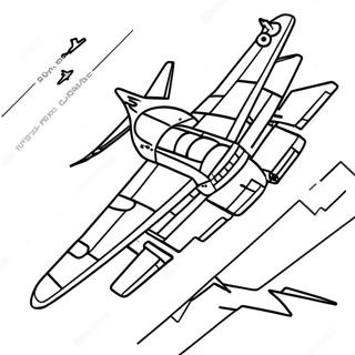 B2 Bombflygplan Färgläggningssida | B2 Bombare målarbild