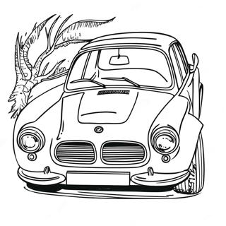 Klassisk BMW Bil Färgläggningssida | BMW målarbild
