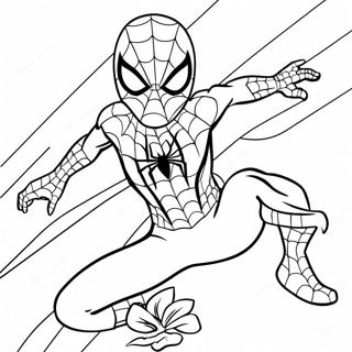 Spiderman Jul Färgläggningssida | Spindelmannen Jul målarbild