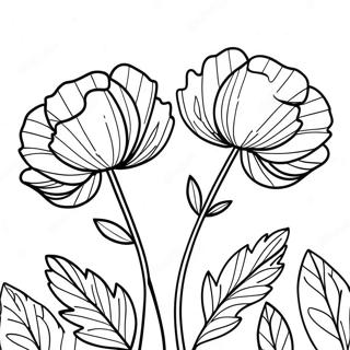 Poppy och Branch Dansar Färgläggningssida | Trolls Världsturné målarbild