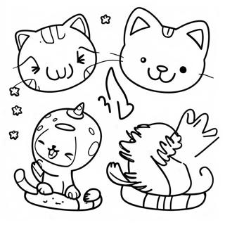 Äventyrlig Kid-E-Cats målarbok | Kid-E-Cats målarbild