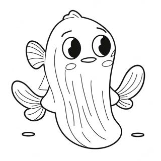Fortnite Fishstick Färgläggningssida | Fortnite Fishstick målarbild