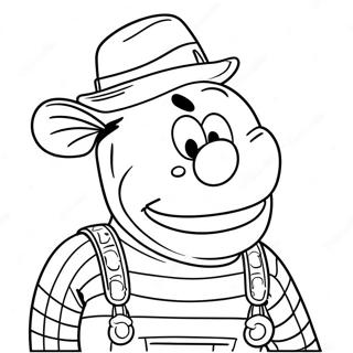 Ernie Färgläggningssida | Ernie målarbild
