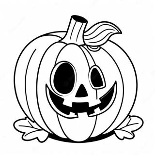 Mini Halloween-pumpa målarbild | Mini Halloween målarbild