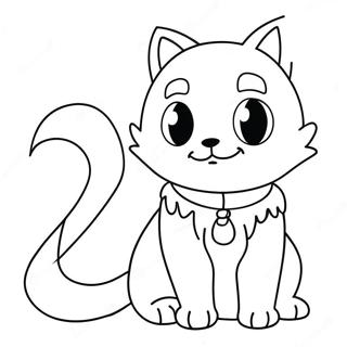 Anime pälsig karaktär målarbild | Anime Furry målarbild