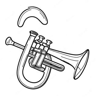 Trumpet Målarbild | Trumpet målarbild