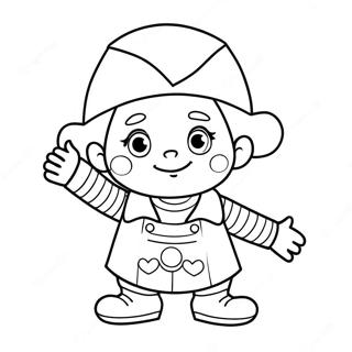 Noddy Målarbild | Noddy målarbild