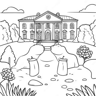 La Granja de Zenon färgläggningssida | Zenons Gård målarbild