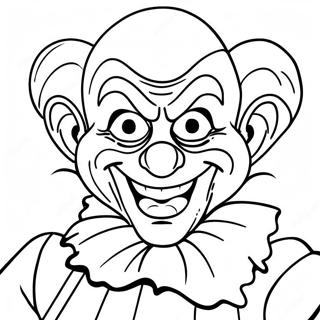 Killer Klowns målarbok | Mördarklown målarbild