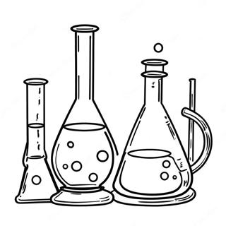 Kemi Lab Målarbild | Kemi målarbild
