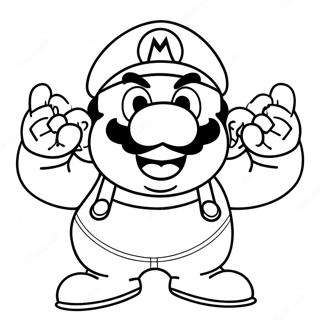 Wario Målarbild | Wario målarbild