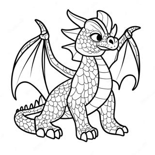 Kristalldrake målarbild | Kristalldrake målarbild