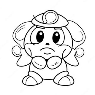 Marx Kirby färgläggningssida | Marx Kirby målarbild
