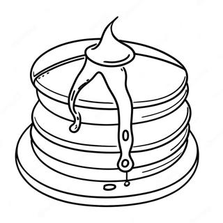 Pannkakshög Målarbild | Pannkaka målarbild