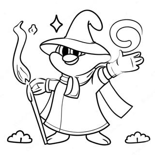 Ralsei med magiska krafter målarbild | Deltarune målarbild