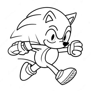 Sonic the Hedgehog Färgläggningssida med Fart | Team Sonic Racing målarbild