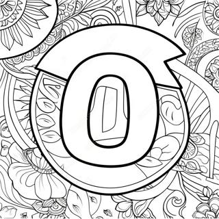 Utah Utes Logotyp Färgläggningssida | Utah Utes målarbild
