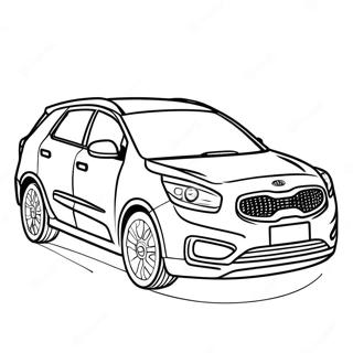 Kia färgläggningssida | Kia målarbild