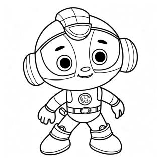Super Why Färgläggningssida | Super Why målarbild