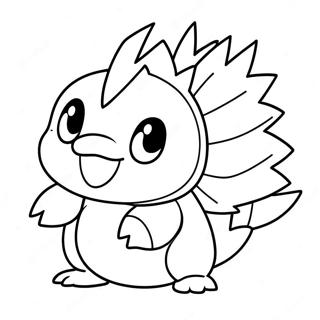 Cyndaquil i Aktion Målarbild | Cyndaquil målarbild