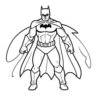 Batman Halloween färgläggningssida | Batman Halloween målarbild