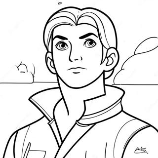 Jim Hawkins äventyrliga målarbild | Skattplaneten målarbild