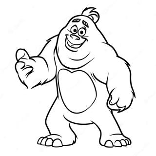 Smallfoot målarbild | Litenfot målarbild