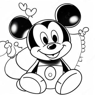 Disney Grattis på födelsedagen Målarbilder