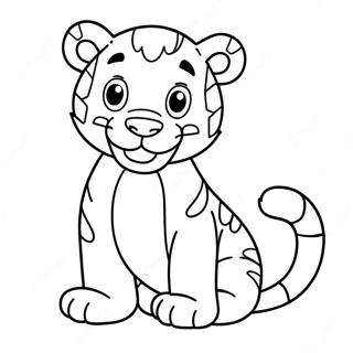 Tigger Målarbild | Tigger målarbild
