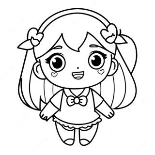 Yandere Simulator Chibi målarbild | Yandere Simulator målarbild