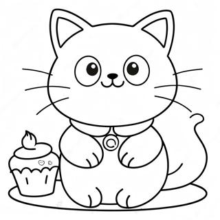 Chococat Målarbild | Chococat målarbild