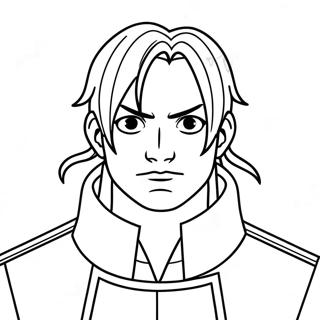 Fullmetal Alchemist färgläggningssida | Fullmetal Alchemist målarbild