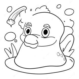 Färgglad Oobleck Äventyr Målarbild | Bartholomew och Oobleck målarbild