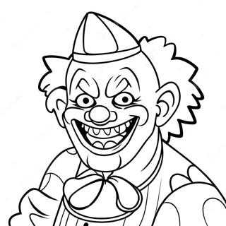 ICP Clown Karaktär Målarbild | ICP målarbild