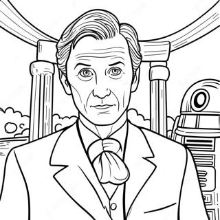 Dr. Who målarbild | Dr. Who målarbild