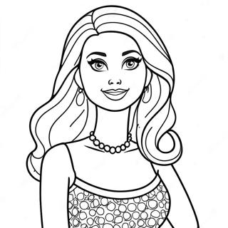 Glad Chelsea Barbie Målarbild | Chelsea Barbie målarbild