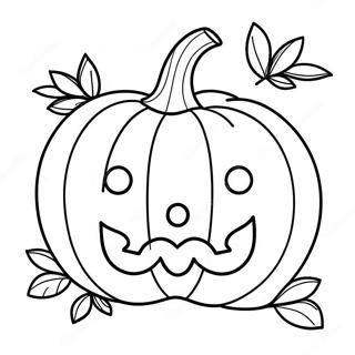 Pumpa Ansikte Färgläggningssida | Pumpa Ansikte målarbild