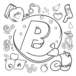 ABCs Färgläggningssida | Bokstäver målarbild