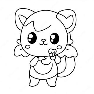 Kawaii Chan Målarbild | Kawaii Chan målarbild