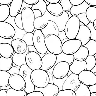 Gelébönor Målarbok | Gelébönor målarbild