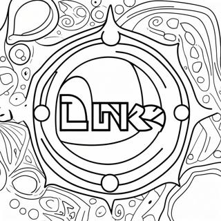 Blink 182 logotyp färgläggningssida | Blink 182 målarbild